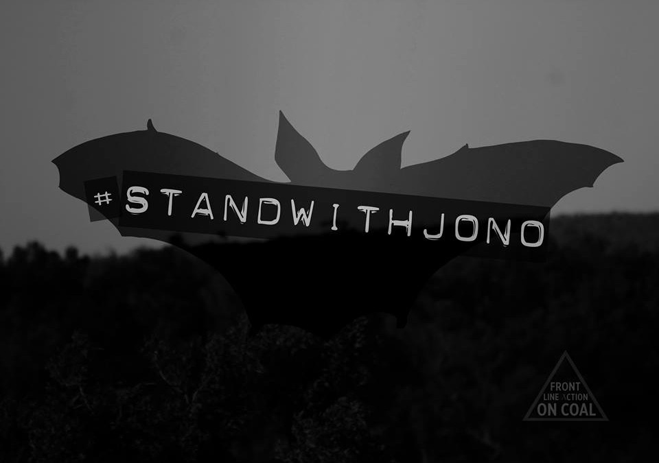 #LEARDBLOCKADE STANDS WITH JONO